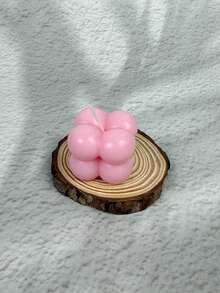 1 件迷你立方体香薰蜡烛，手工泡泡设计，可爱香薰蜡烛礼物 - 彩色 - 查看 5