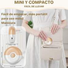 Cortauñas Eléctrico 3 en 1, Pulidor de Uñas Eléctrico, Cortauñas Eléctrico Adecuado para Manos y Pies, Adecuado para Adultos y Ancianos, Cortauñas Automático Recargable por USB (Amarillo) - Amarillo - Ver 12