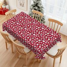 1 copo de nieve, letra colorida, estrella, rectangular, de poliéster duradero, ideal para el hogar, la cocina, el jardín, fiestas, bodas, restaurantes y banquetes, decoración para bodas y Navidad.