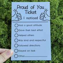 20 Pcs Minimalist Recognition Proud Of You Recognition Cards Minimalist Black & White Paper Employee, Worker, Student, Teacher Appreciation, Christmas Day, New Year's Day, Boxing Day, Halloween, Thanksgiving, Weddings