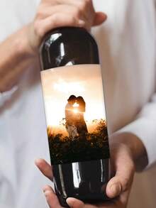 9 pièces d'autocollants personnalisés et imperméables pour anniversaire, mariage, etc. Convient pour bouteilles de vin, images personnalisées, photos, cadeaux d'anniversaire, étiquettes de bouteille, personnalisation, cadeaux d'anniversaire, rentrée scolaire, multifonctionnel