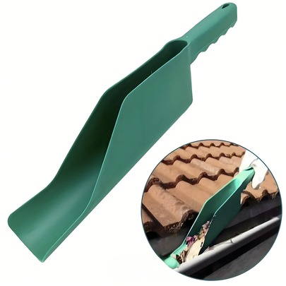 1 Piece Multifunctional Household Garden Roof Drainage Ditch Cleaning Shovel Tool, Dust Removal And Debris Cleaning, Roof Rainwater Ditch Cleaning Shovel, Soil And Debris Cleaning, Multi-Purpose Dirt Cleaning Tool