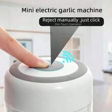 Electric Mini Garlic Puree Machine, Portable Mini Meat Puree Machine, Electric Food Processing Machine, Garlic Chopper, Onion Vegetable Chopper, 8.45-Ounce Mini Food Machine, Press Machine Suitable For Chili Meat Spice Chopper, Blender