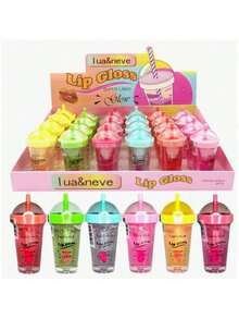 Lip Gloss Milk Shake Glow - Lip Gloss With Lots Of Shine LN2270 - Lua & Neve - 彩色 - 查看 3