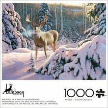 Ceaco - Silver Select - Kinkade - Spirit of - Rompecabezas de 1000 Piezas para Adultos, Rompecabezas desafiante Perfecto para Noches de Juego, tamao Acabado de 26.75x 19.75 - Caminando en un país de las mar - Ver 4