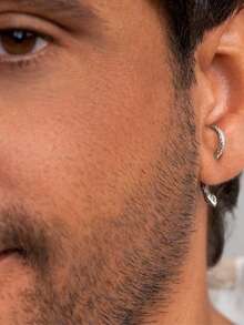 1pc Exaggerated Snake Wrap Around Earrings, Suitable For Men And Women, Halloween Decoration, Holiday Gift - Multicolor - View 5