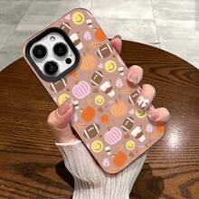 Funda protectora suave de alta calidad con orificios grandes, compatible con los modelos phone 17, 16, 15, 14, 13, 12 y 11 Plus Pro. Disponible en negro clásico, morado, gris y blanco. Ideal para Halloween y Acción de Gracias. - Blanco - Ver 5