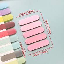 100 张 1 种渐变圆形索引贴纸、透明便签、创意笔记贴纸、荧光便签贴纸和可重复使用的说明贴纸 - 均碼 - 查看 12