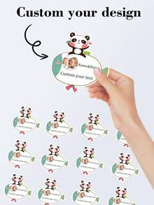 30 قطعة ملصقات مخصصة بحجم 4 سم مثالية للأعراس والأعياد والمعمودية وأكثر من ذلك. قم بتصميم ملصقاتك الفريدة الخاصة لإضافة لمسة شخصية لاحتفالاتك. جودة عالية وإبداعية. لاصقة أنيقة وجذابة وملونة مخصصة وفريدة هدايا مثالية للأصدقاء والأبناء والبنات وطلاب المدارس والعمال والأطفال للمنزل والمكتب