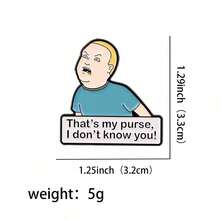 Funny Enamel Pin Lapel Pins Badges On Backpack Women's Brooch Clothes Gift Jewelry Fashion Accessories - NR6902 - Xem 2