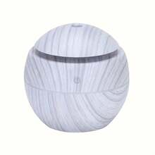 1pc Wooden Cool Mist Humidifier & Aroma Diffuser With Color Mood Lamp, Suitable For Home, Office, Car, Nursery. This Aroma Diffuser Also Features Color-Changing Light Function, Making It An Ideal Choice For Bedroom Decor. - Multicolor - View 14