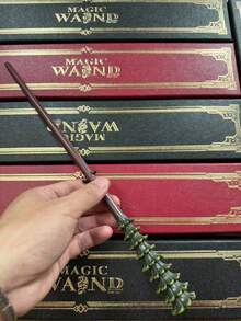 1pc Magic Wand,Many Kind Of Magic Wands Christmas Decoration Halloween Decoration ,Cosplay Magic Wands Metal/Iron Core Magic Toy Wand Gift, Wizard Wand Stage Show Wand Movie Simulation Stick Gift, The Perfect Gift For Halloween