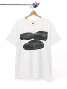 TT RS Shirt  Turbo Sports Car T-Shirt  Fast Coupe Drift Graphic Tee Streetwear Gift - 款式8 - 查看 1