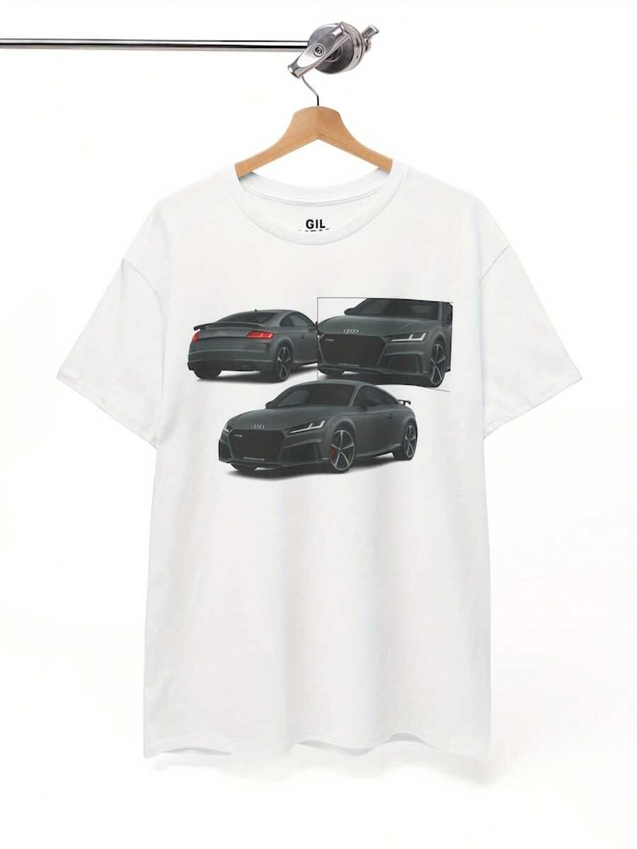 TT RS Shirt  Turbo Sports Car T-Shirt  Fast Coupe Drift Graphic Tee Streetwear Gift - 款式8 - 查看 1