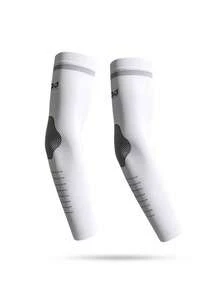 1 par de mangas de protección solar y enfriamiento para hombres - Protección UV, tela transpirable y que absorbe la humedad para el verano de los hombres, diseño ergonómico para golf, ciclismo, correr, pesca, conducir - 4 colores (negro/gris/blanco/azul marino), accesorios deportivos, equipo de sombra para actividades al aire libre, material que absorbe la humedad, tela con protección UV, regalos para hombres