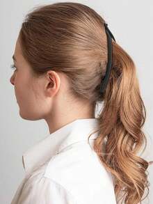 3 peças de presilhas de rabo de peixe elegantes, simples, foscas, de cor sólida, para mulheres, presilhas de rabo de cavalo verticais elegantes, acessórios de cabelo femininos, presilhas de cabelo femininas, presilhas de cabelo femininas versáteis, adequadas para deslocamento diário, não danificam, acessórios de cabelo de outono/inverno, cor sólida, casual, plástico ABS (resina ABS)