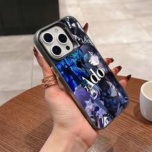 Funda para teléfono Ado Kyogen X Uta compatible con 17, 16E, 16, 15, 14, 13, 12, 11, Pro,,, X, XR, XSMAX, 8, Plus, con una parte trasera mate a prueba de golpes. - Negro - Ver 3