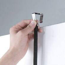 Flip Flop Rack Organizer Holds 9 Pairs Over Door Organizer Space Saving Shoe Rack Adjustable Hooks Organize Flip Flops, And Oofos Black - ban đầu - Xem 6