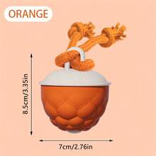 USB自动移动弹跳球互动智能狗狗玩具，适合中大型犬，宠物礼物 - 黑與白 - 查看 12
