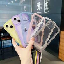 New Arrival: Popular, Sparkly Phone Case, Shockproof, Drop-Resistant, Luxurious Pink Heart-Shaped Clear Phone Case For IPhone 17/16/16 Pro/16 Pro Max/15/15 Pro/15 Pro Max/14/14 Pro/14 Pro Max/13/13 Pro/13 Pro Max. Compatible With All Models. Features A Stand And Full Protection. - trắng - Xem 2