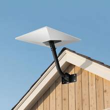 Starlink Gen 3 Mount, Adjustable Angle Wall Mounting Standard Gen 3 Pipe Kit, Heavy-Duty Steel Long Starlink Pole Adapter, Compatible With Gen3 And V3, Easy To Assembly, Black - Bộ chuyển đổi cực dài - Xem 1