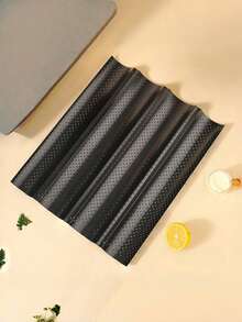 1pc Bread Baking Mold,Oven Toaster Baking Tray,Carbon Steel French Bread Baking Tray,French Baguette Baking Tray,Non Stick French Bread Baking Tray,French Baguette Baking Tray,Italian Bread Baking Tray