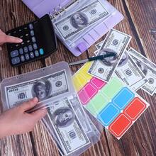 Antner A6 Budget Binder With Zipper Cash Envelopes Money Organizer & Budgeting, PU Leather Budget Planner Money Saving Binder With Cash Stuffing Envelopes & Labels Home Office Travel, Black2025 - Purple - View 3