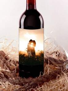 9 pièces d'autocollants personnalisés et imperméables pour anniversaire, mariage, etc. Convient pour bouteilles de vin, images personnalisées, photos, cadeaux d'anniversaire, étiquettes de bouteille, personnalisation, cadeaux d'anniversaire, rentrée scolaire, multifonctionnel