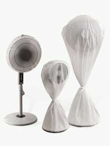 1pc Electric Fan Dust Cover, Full Coverage Floor Fan Dust Cover Protective Case, Storage Bag For Standing Fan, Anti-Pinch Flashlight Fan Protective Cover Mesh Cover Dust Cover, Home Appliance Dust Cover Storage Bag, Large Size Dust Covers For Kitchen Appliances, Fans, Rice Cookers, Anti-Dust And Anti-Static, Suitable For School