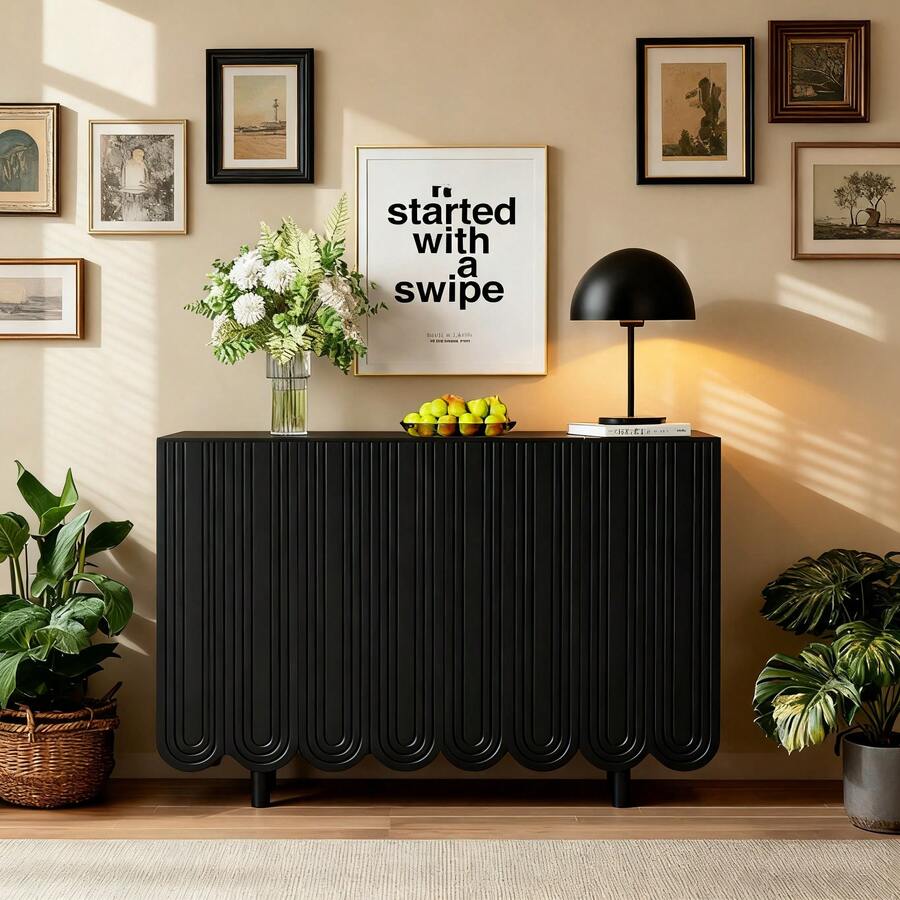 Storage Cabinets - Black - View 1