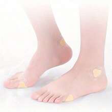 2pcs Gel Heel Protector, Sticky Blister Pad, Foot Sticker, Heel Liner Shoe Sticker, Cushioning Foot Care Grip Cream