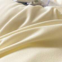 Chic Ruffle Lace Polyester Duvet Cover Set - Girl White Bedding - 2 Piece Twin Comforter Duvet Cover With Zipper Closure - Ultra Soft And Lightweight (White, Twin) - NO Comforter Included - 淡黃色 - 查看 8