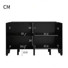 Storage Cabinets - Black - View 7