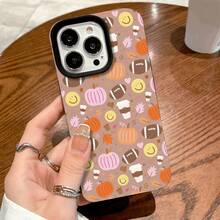 Funda protectora suave de alta calidad con orificios grandes, compatible con los modelos phone 17, 16, 15, 14, 13, 12 y 11 Plus Pro. Disponible en negro clásico, morado, gris y blanco. Ideal para Halloween y Acción de Gracias. - Blanco - Ver 3