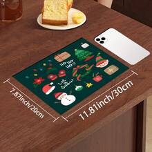 1 szt. mata pod garnek z motywem świątecznym, chłonna mata do suszenia z motywem świątecznym, mata do kuchni z motywem ekspresu do kawy, ręcznie robiona mata do odsączania kawy, mata podłogowa do kuchni, mata na stół jadalny, mata do suszenia naczyń na blacie kuchennym, mata śniadaniowa, żaroodporna mata antypoślizgowa do suszenia, mata do suszenia z ziemi okrzemkowej, zapobiega powstawaniu plam, superchłonna mata kuchenna, łatwa w czyszczeniu mata do suszenia naczyń, odpowiednia do kuchni, stołu jadalnego, kawiarni, baru, na święta, imprezy, do wystroju wnętrz, na prezenty świąteczne - Wielokolorowe - Zobacz 13