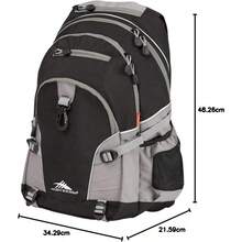 Loop Mochila for Outdoor Adventures: Durable WaterResistant Material Adjustable Padded Straps Multiple Compartments for Efficient Organization Ideal for Hiking Travel and Daily Commute - NegroCarbn - Ver 6