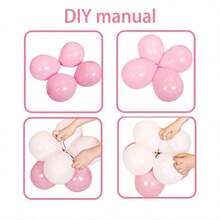 18pcs/Set Christmas Party Decorative Balloons, Fairy Catching Decoration Balloons, 18-Inch Clear Latex Balloons, 18-Inch Star-Shaped And Round Foil Balloons, New Year, Room Decor Supplies - Multicolor - View 11