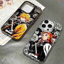 Ute Anime Demons Slayers Phone 17 16E 15 14 13 12 11 Pro Plus Transparent Soft Coverchristmasfall Phone Casephone 17halloween Accessories - 混合顏色 - 查看 4