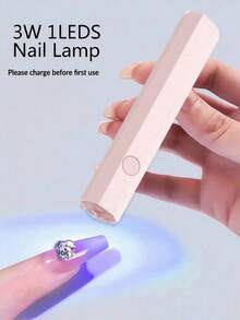 Nail Polish Curing Lamps Handheld UV/LED 180mAh Battery Pack Hybrid Light-Rechargeable USB Cordless Nail Dryer For Gel Nails, Mini Nail Lamp, Portable Cordless Rechargeable, Fast Curing, Easy To Use For Home Nail Salons - Hồng - Xem 11
