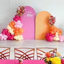 20/40pcs, 10in/25.4cm Vintage Pink, Vintage Sand White, Vintage Rose Red, Vintage Orange Balloons, Randomly Matched With Ribbons For Flexible Combination, Suitable For Birthday Party, Wedding, Theme Party, Baby Shower, Gender Reveal Decoration, Cocktail Party, Communion, Engagement, Anniversary, Traditional Festivals, Important Holidays, Prom, Creating Dreamy Photo Backdrop, Arch & Backdrop Solutions