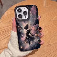 Funda de alta calidad con orificios grandes. Resistente a golpes. Compatible con phone 17, 16, 15, 14, Funda protectora suave para phone 13, 12, 11 Plus Pro, disponible en negro clásico, morado, gris y blanco. Ideal para Halloween y Acción de Gracias. QY25, resistente a golpes. - Negro - Ver 6