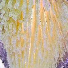 10pcs 100cm/39inch Artificial Silk Wisteria Flower Vines Hanging Rattan Flowers Wedding Home Decoration, Valentine Day, Gift Gifts Birthday Graduation