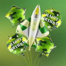 Military Tank Helium Balloon Birthday Set, Foil Military Theme Party Decorations, Suitable For Outdoor Celebration, Tank Camouflage Theme Birthday Balloon Decoration Set, Comes With Tank Foil Balloon, Airplane Foil Balloon, Ideal For Camo Party, Birthday Party, Engagement, Wedding, Halloween, Christmas, Wedding, Birthday, Bachelor Party And Outdoor Decoration