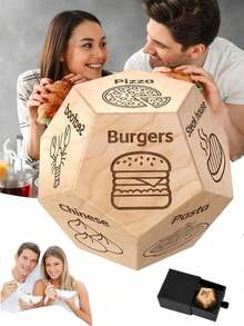 Unisex Adult Christmas Gift, Anniversary, Christmas, Birthday Gift, Couple Date Dice Gift (Unisex), Dinner Dice Decider, Valentine's Day Gift (Unisex), Exquisite Gift