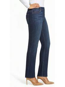 Bandolino Women's Mandie Signature Fit 5 High Rise Jean Plus Sizehalloween - Greenwich - View 6