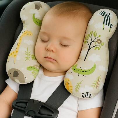 Apoio Almofada Para Pescoço e Cabeça para Bebe Cadeirinha e Bebê Conforto Passeio Lisos