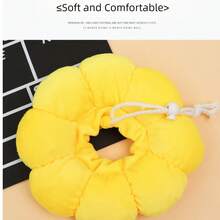 向日葵黄伊丽莎白项圈 柔软猫狗绝育羞耻项圈 防舔防抓宠物颈圈 - 彩色 - 查看 3