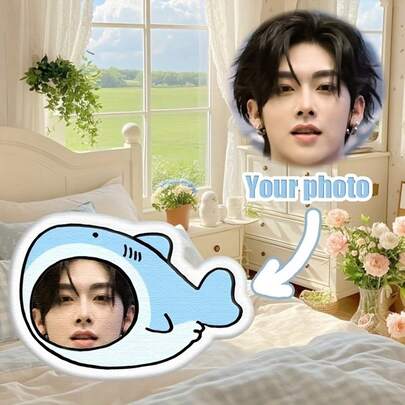 A Customized Shark Pillow That Can Be Uploaded With Your Photos Or Customized By Others, Making It The Perfect Gift For Your Loved Ones, Friends, Classmates, And Brothers. It Is Not Only Suitable For Decorating Living Rooms And Bedrooms, But Also For Father's Day, Mother's Day, Halloween, Christmas, Christmas Eve, Valentine's Day, Birthdays, Personalized Anniversaries, Thanksgiving, Easter, April Fool's Day, Carnival, And National Day