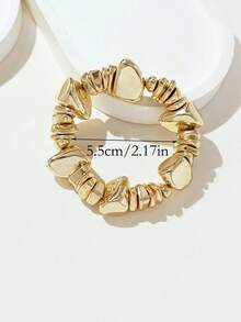 Set de 4 brățări vintage boho, groase, cu mărgele acrilice multistrat, de lux, pentru femei, cupluri, petrecere, purtare zilnică