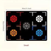 Basketball Footwork Training Mat, With Noise Reduction And Anti-Slip Design, Improve Dribbling And Circling Skills | Silent Practice Mat | Durable Indoor Shooting Training Tool